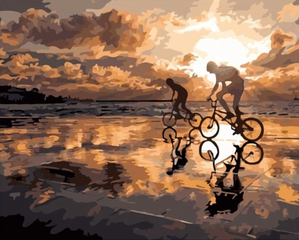 Paint By Numbers Bicycling