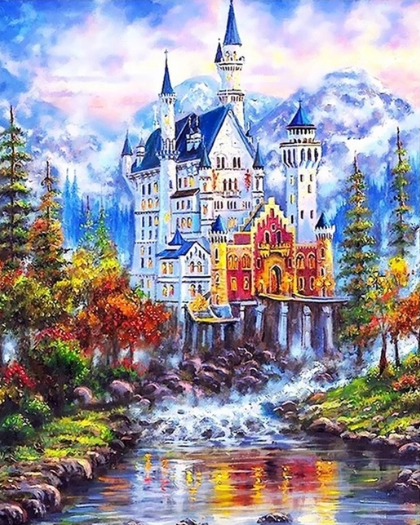 Paint By Numbers Castle