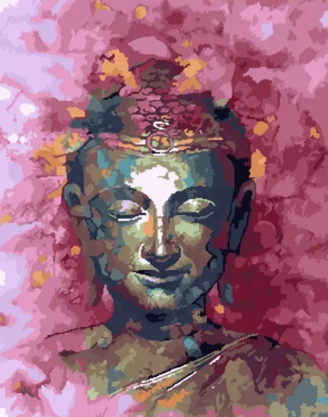 Paint By Numbers Buddha Silence 40x50