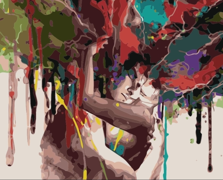 Paint By Numbers Tillsammans 40x50