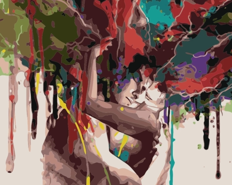 Paint By Numbers Tillsammans 40x50