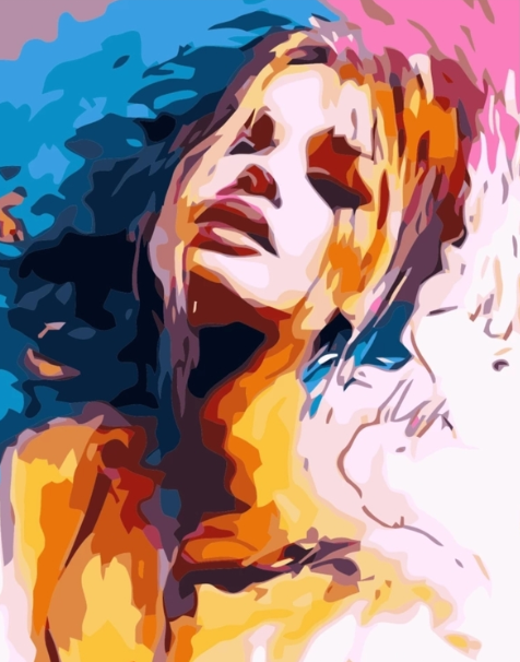 Paint By Numbers Color Woman 40x50