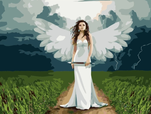 Paint By Numbers Angel 40x50