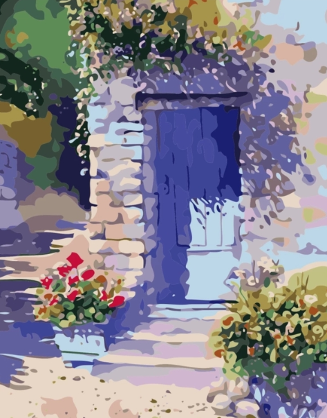 Paint By Numbers Door 40x50
