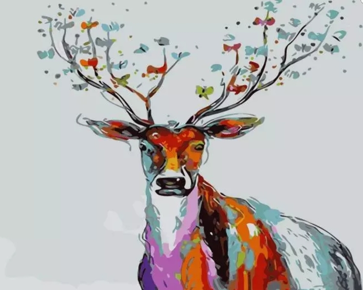 Paint By Numbers Deer 40x50