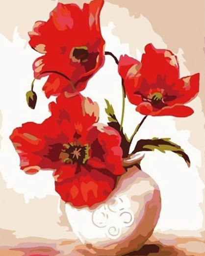 Paint By Numbers Poppy 40x50