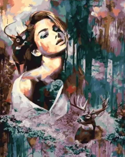 Paint By Numbers Forest Beauty 40x50