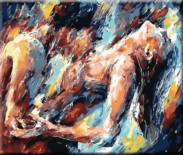 Paint By Numbers Sensual Lovers 40x50