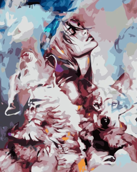 Paint By Numbers Wolfwoman 40x50