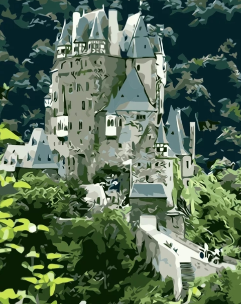 Paint By Numbers The Castle 40x50