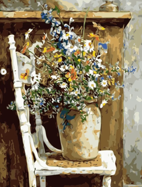 Paint By Numbers Sommarbukett 40x50