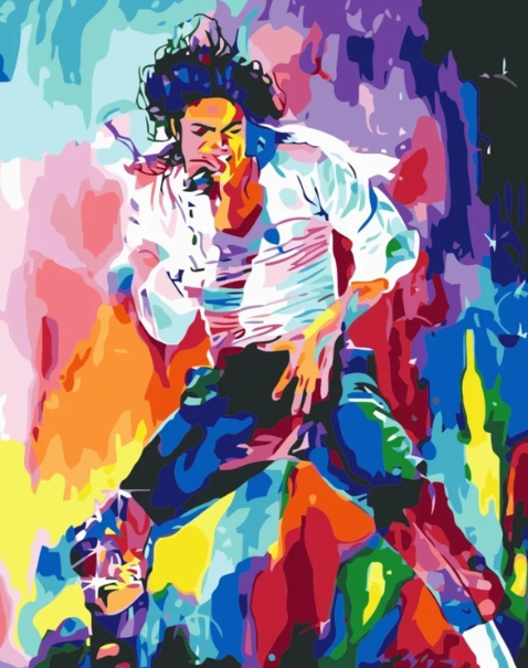 Paint By Numbers King Of Pop 40x50