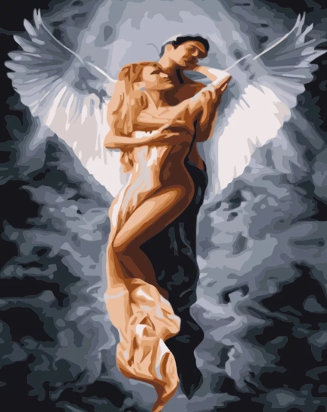 Paint By Numbers Angels Love 40x50