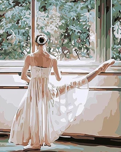 Paint By Numbers Ballerina 40x50