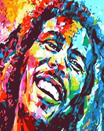Paint By Numbers Bob Marley 40x50