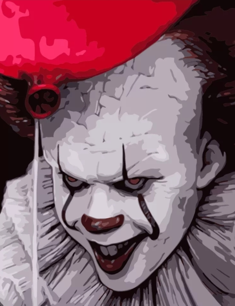 Paint By Numbers Pennywise 40x50