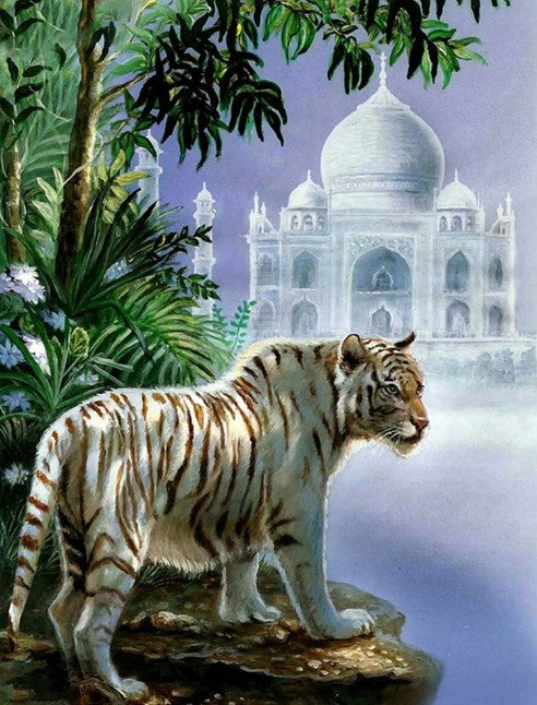 Diamond Painting Tiger And Temple*