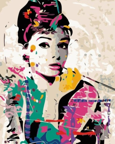 Paint By Numbers Woman Color 40x50*