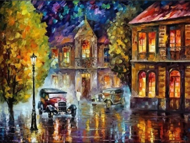 Paint By Numbers Old City Color 40x50*
