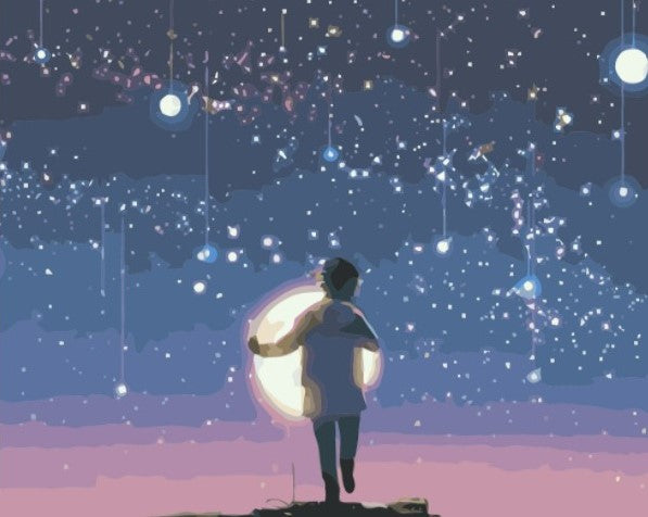 Paint By Numbers Moon Boy 40x50*