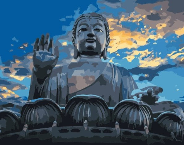 Paint By Numbers Big Buddha 40x50*