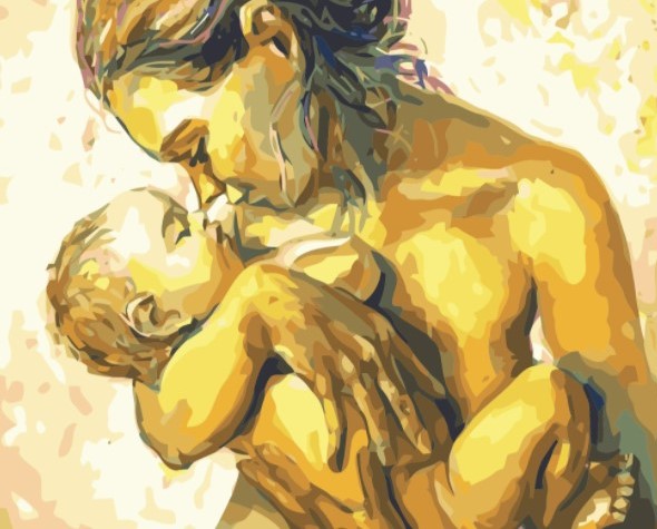 Paint By Numbers Mothers Love 40x50*
