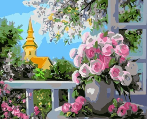 Paint By Numbers Kyrkotorn 40x50*