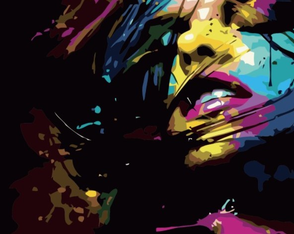 Paint By Numbers Beauty Color 40x50*