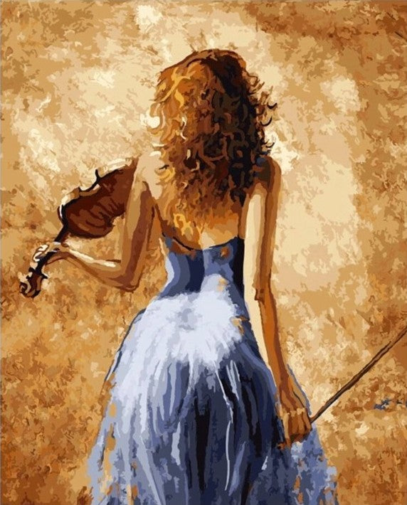 Paint By Numbers Violinista 40x50*