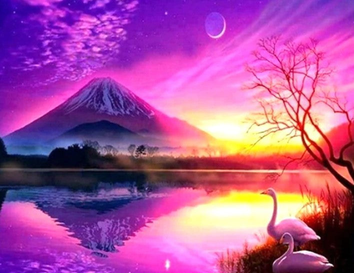 Diamond Painting Himalaya Sunset*