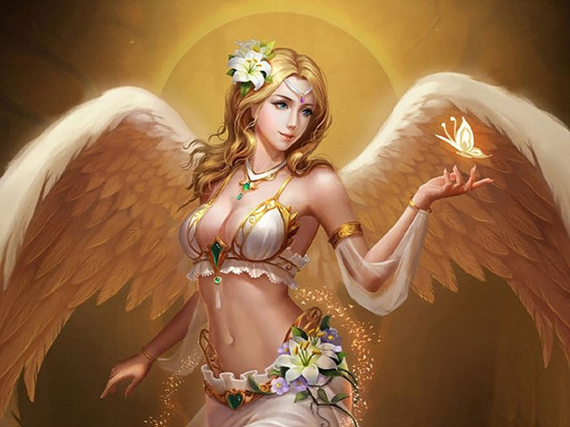 Diamond Painting Angel With Butterfly*