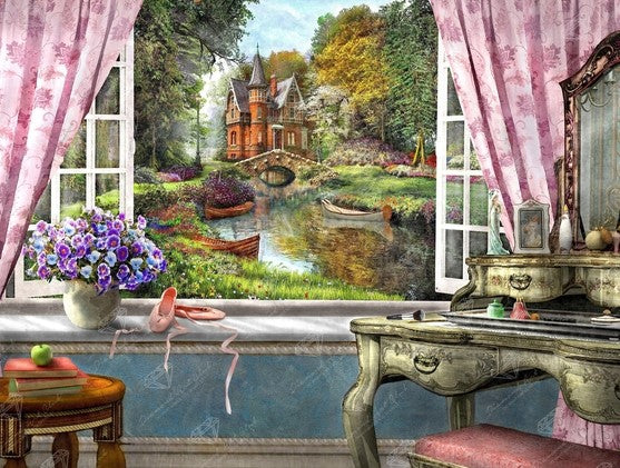 Diamond Painting Garden View*