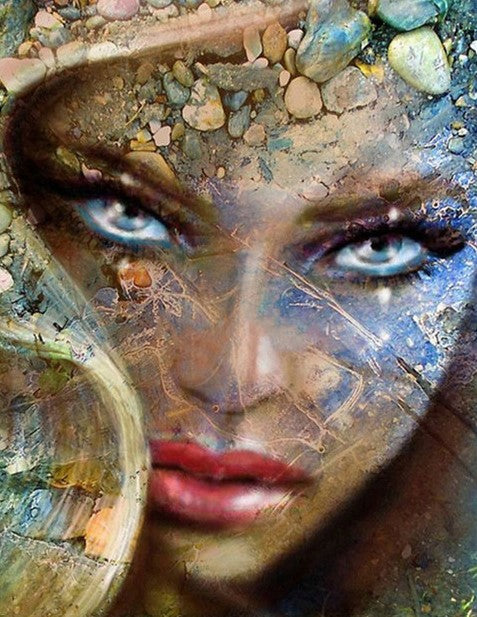 Diamond Painting Woman Stoneface*