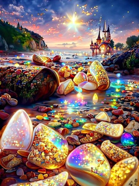 Diamond Painting AB Fairytale Beach*