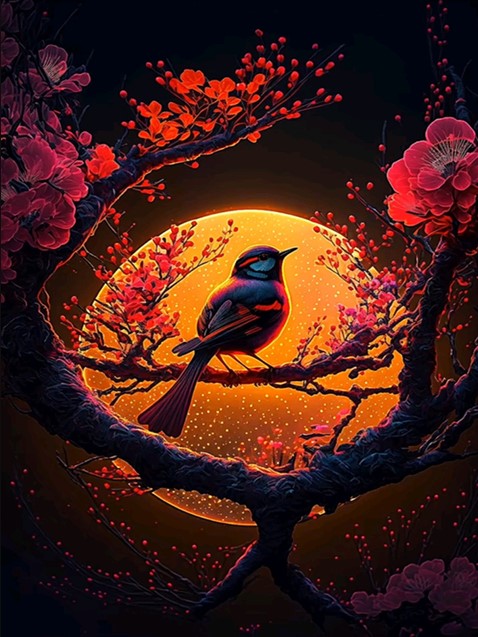 Diamond Painting Moonbird*