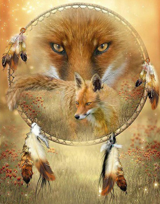 Diamond Painting Fox Dreamcatcher*