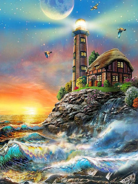 Diamond Painting Landscape Lighthouse*