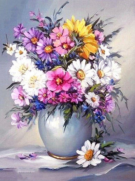 Diamond Painting Vacker Sommarbukett*