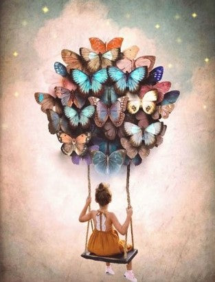 Diamond Painting Butterfly Swing*