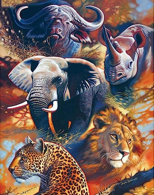 Diamond Painting African Animals*