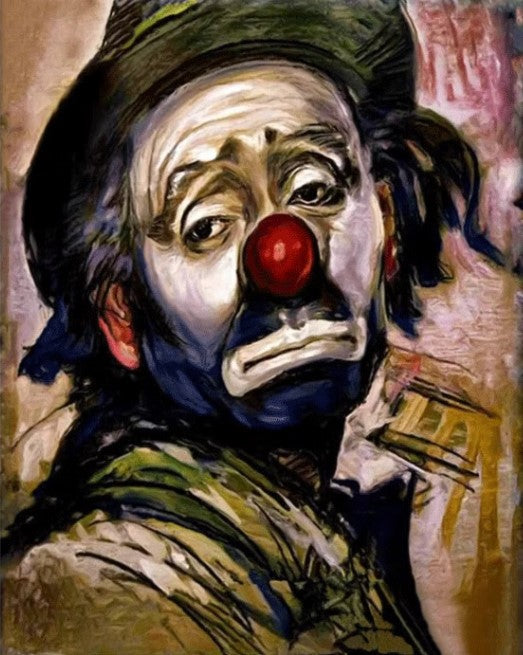 Diamond Painting AB Sad Clown*