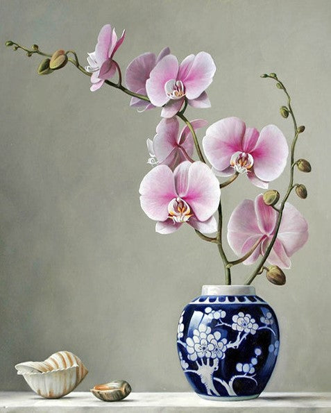 Diamond Painting AB Drills Orchide´*