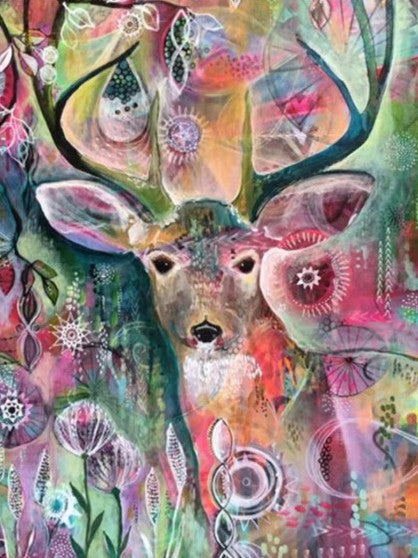 Diamond Painting AB Drills Deer Abstract*