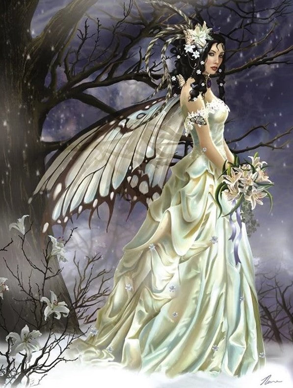 Diamond Painting Butterfly Fairy Winter*