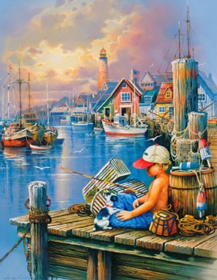 Diamond Painting AB Drills Fiskestund*