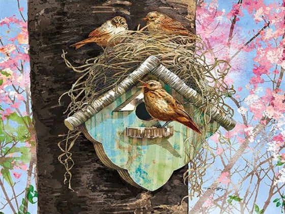 Diamond Painting Birdnest*