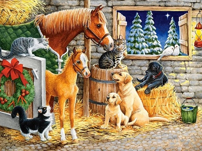 Diamond Painting Jul I Stallet*