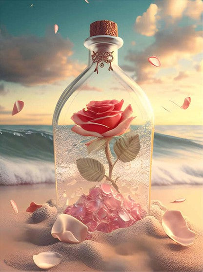 Diamond Painting Beach Rose*