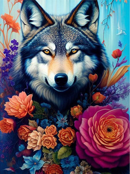 Diamond Painting Wolf Nature*