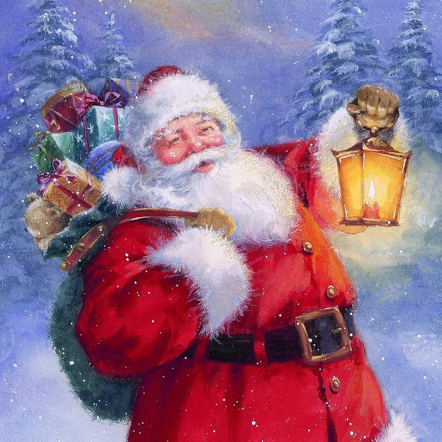 Diamond Painting Tomte Med Lykta*
